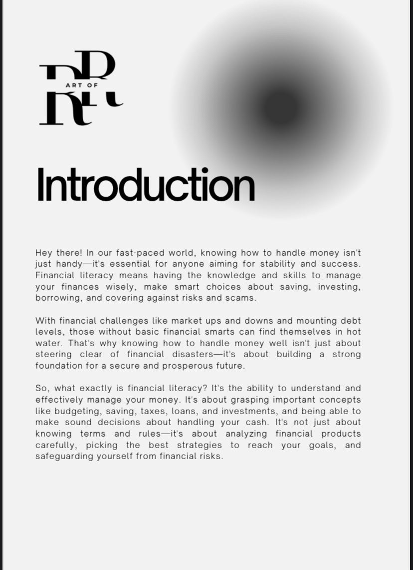 Financial literacy ebook