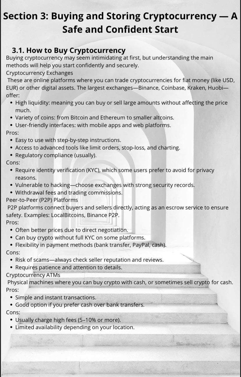 Art of Cryptocurrency digital ebook. canva template