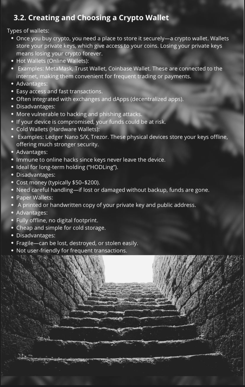 Art of Cryptocurrency digital ebook. canva template