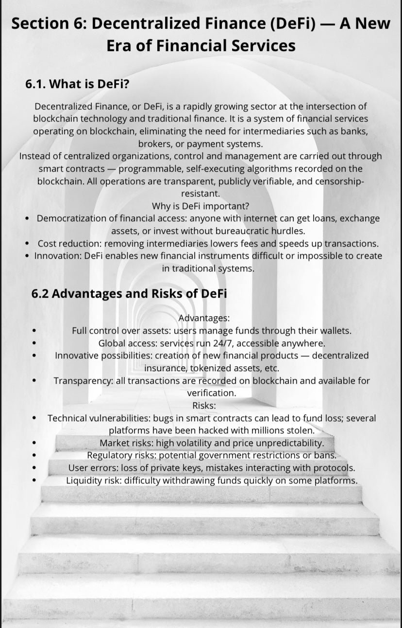 Art of Cryptocurrency digital ebook. canva template